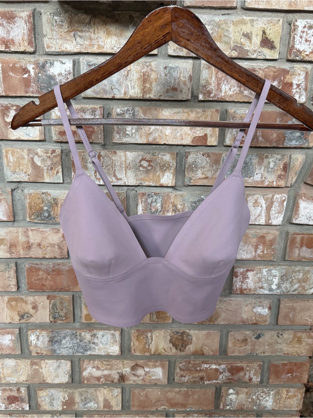 Free People Sage Longline Bralette - Amethyst - Sz Med